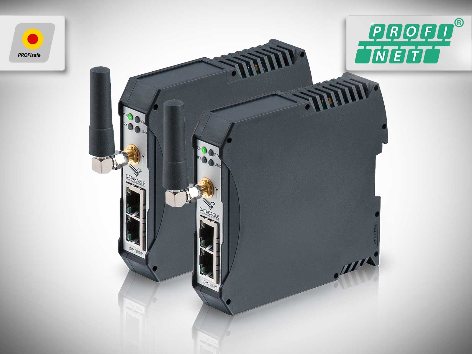 DATAEAGLE 4000 X-treme • Wireless PROFINET • Datenfunkmodem für die kabellose Datenübertragung von PROFINET und PROFIsafe