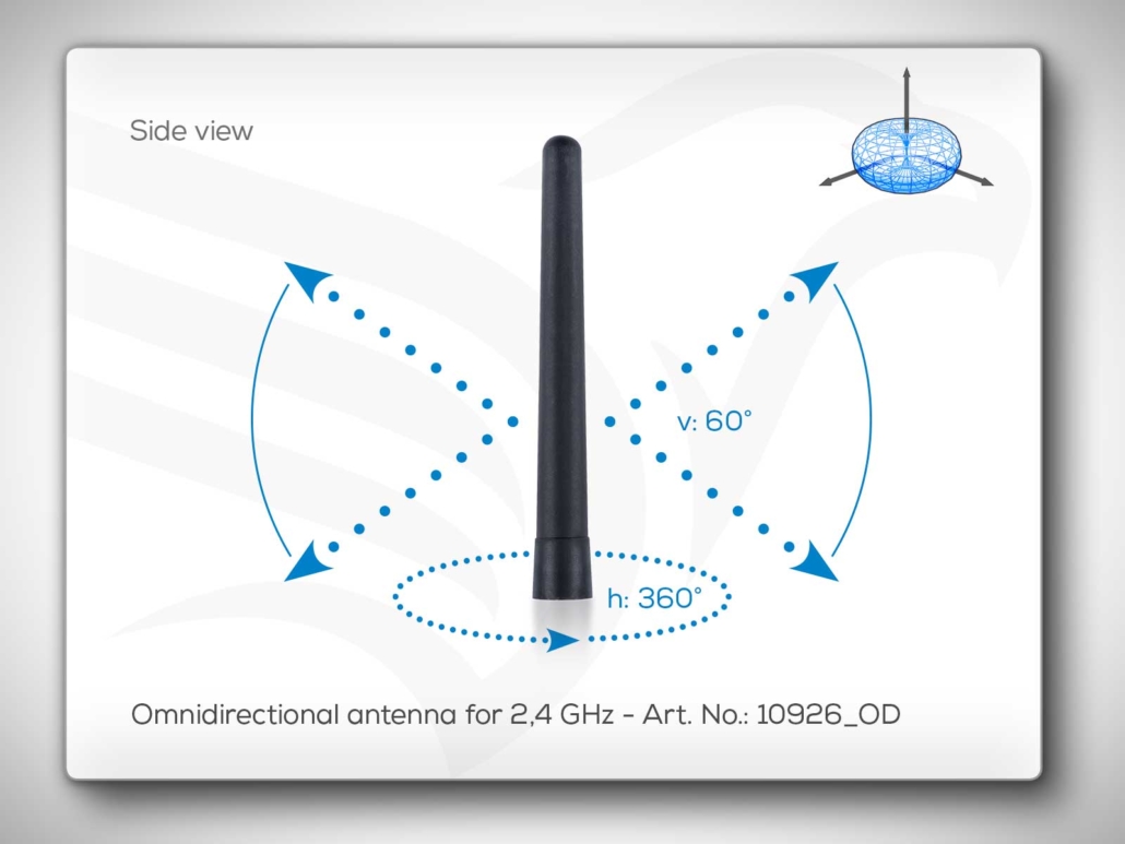 Omnidirectional Antenna 2,4 GHz Art. No.: 10926_OD