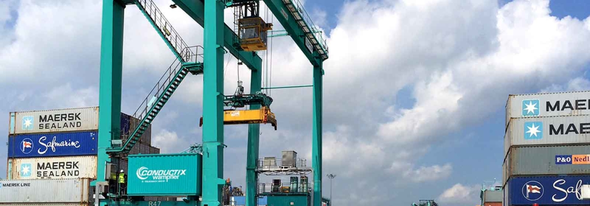 Global condition monitoring for E-RTG cranes