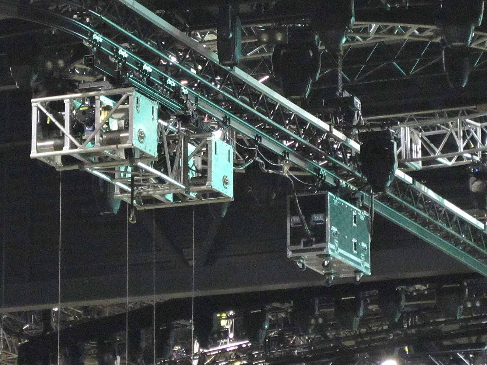 Safe stage technology with radio at Helene Fischer