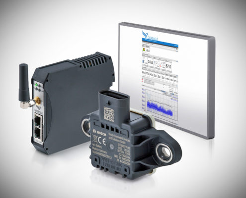 DATAEAGLE Condition Monitoring System - Datenfunkmodem, Bosch Multisensor und DATAEAGLE Portal für die Fernüberwachung von Motoren und Maschinen