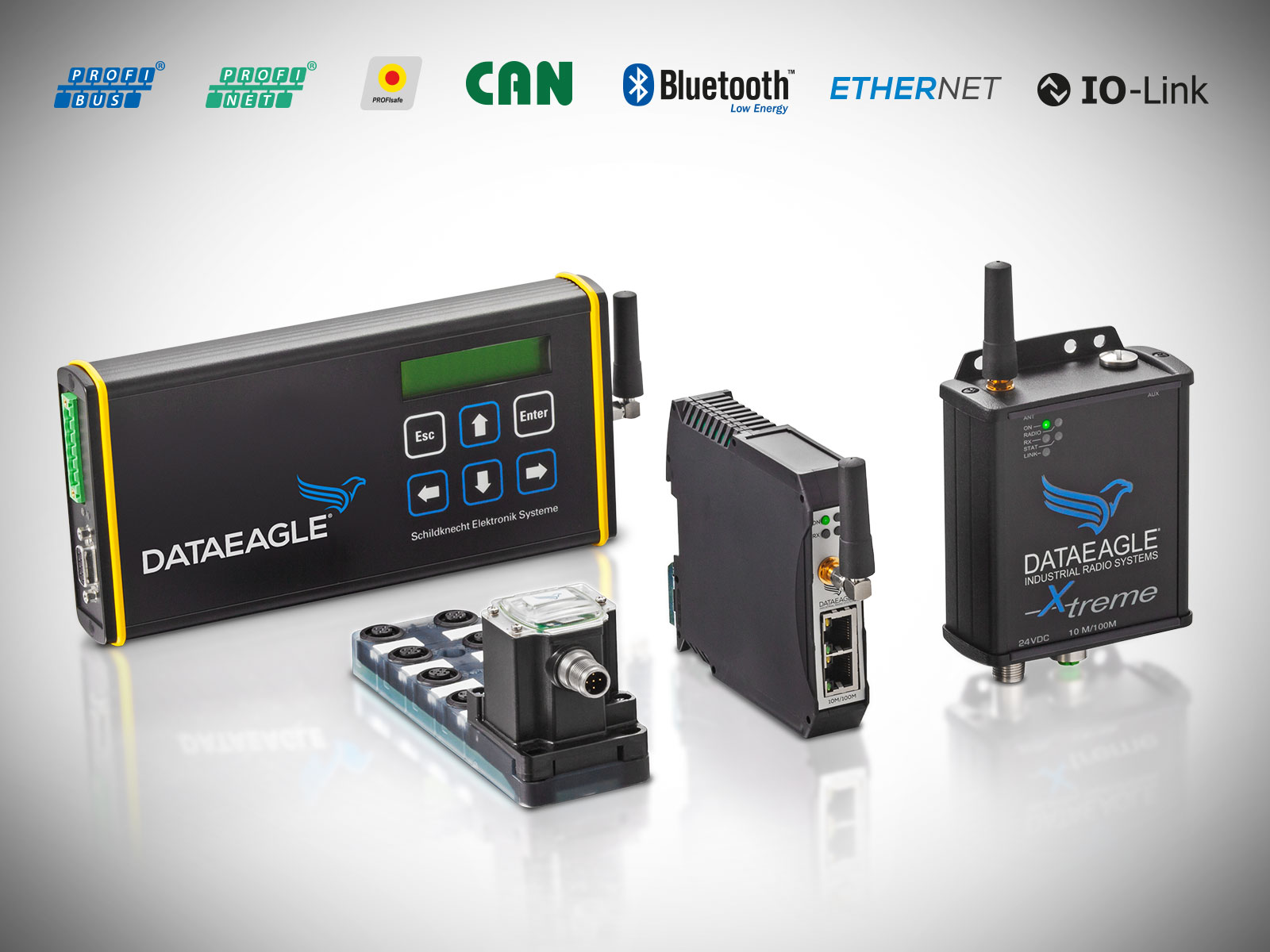 Industrial Wireless Communications - Reliable Industrial Wireless solutions: DATAEAGLE are data radio systems suitable for high-end Industrial Wireless applications.